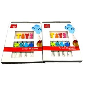 NIB VACU VIN Party People Snack Markers Hors D'oeuvres Appetizer Forks 16pc Set
